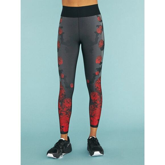 Ultracor Moody Dahlia Side Print Ultra High Legging Size SMALL - Picture 1 of 9